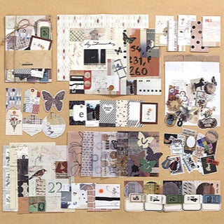 88 Vintage Background Stickers CJ Drophshipping