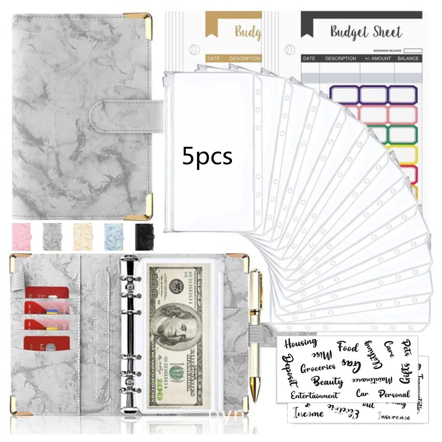 Spiral Cash Budget Notebook CJ Drophshipping