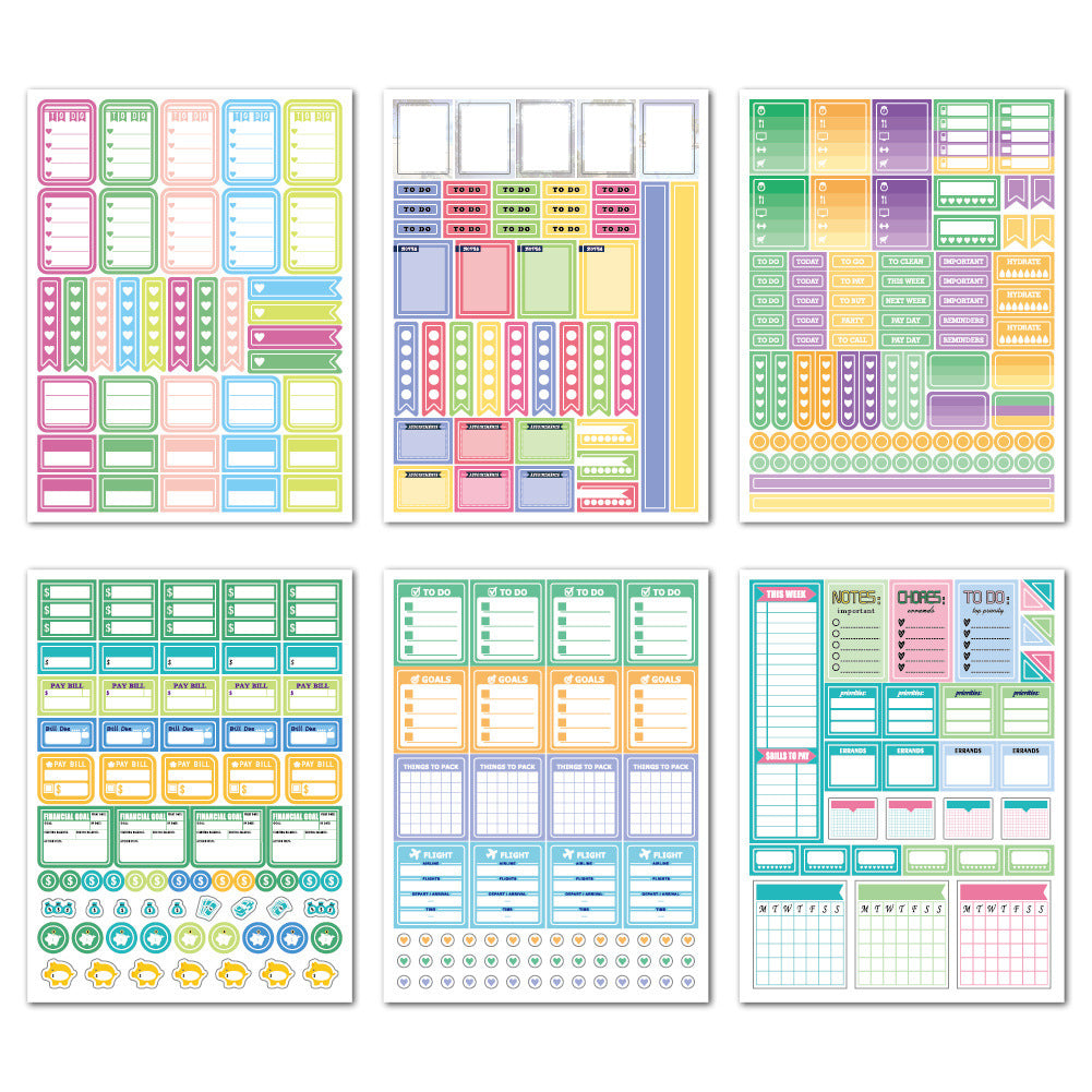 Seasonal Planner Stickers Set
