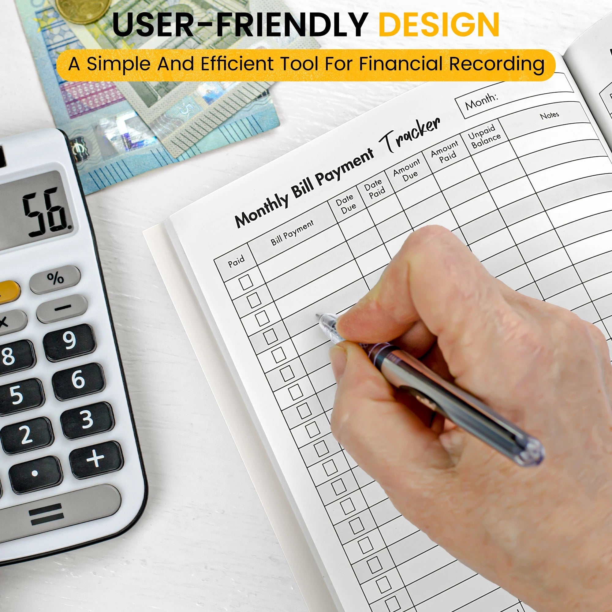 Expense Organizer Financial Tracker ShopAnthonyDoty
