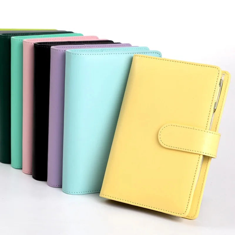 PU Leather A6 Budget Binder – Cash Envelope Organizer with Zipper Pockets, Labels & Budget Sheets ShopAnthonyDoty