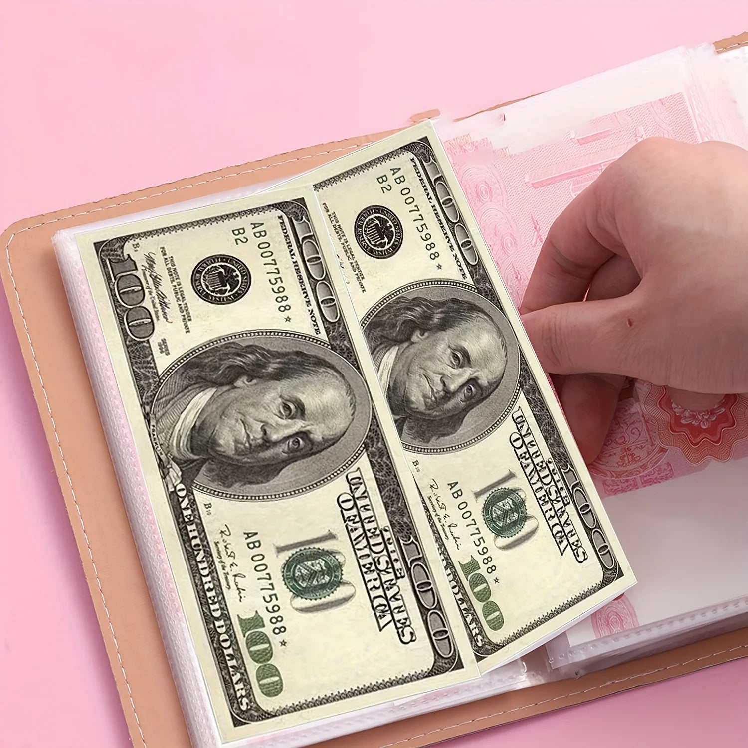 Banknote Storage PU Book ShopAnthonyDoty