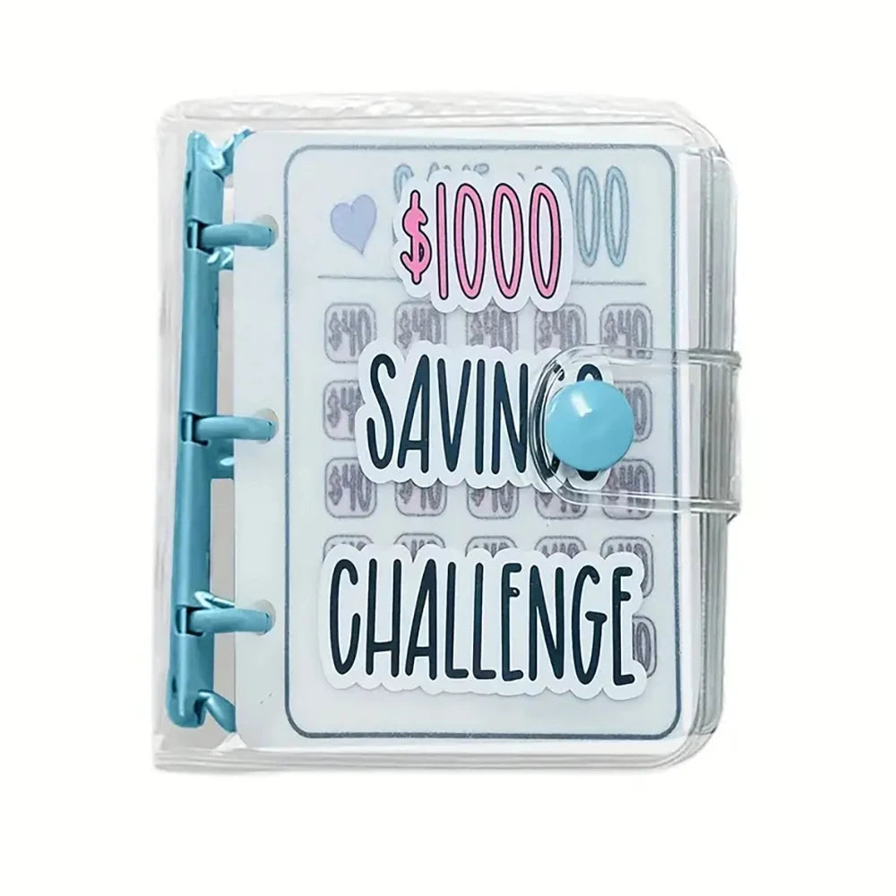 Savings Challenge Binder – A6 Budget Book with Envelopes & Cash Accessories for Money Goals - ShopAnthonyDoty
