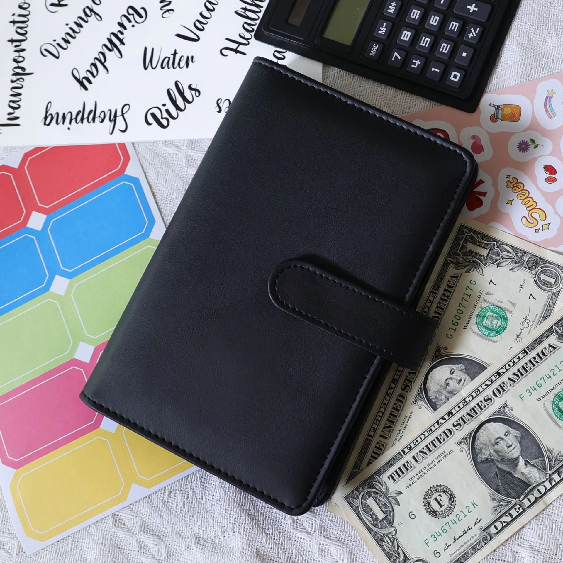A6 Binder Budget Planner – 6-Ring Money Organizer with Zipper Pockets & Plastic Envelopes ShopAnthonyDoty