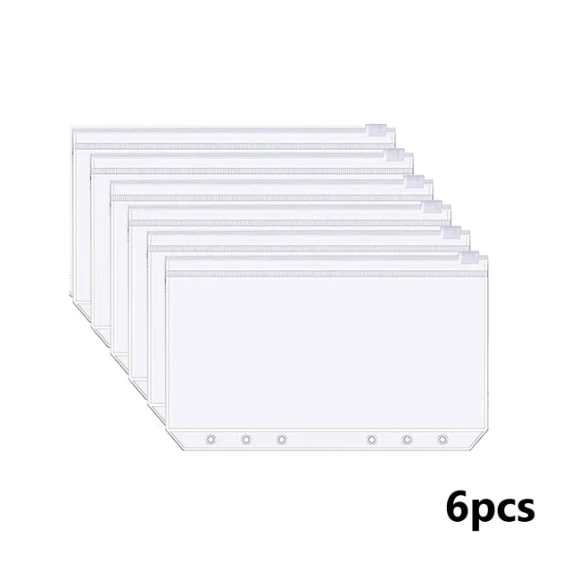 A6 Marble Budget Binder – PU Leather Money Organizer with Envelopes & Card Slots
