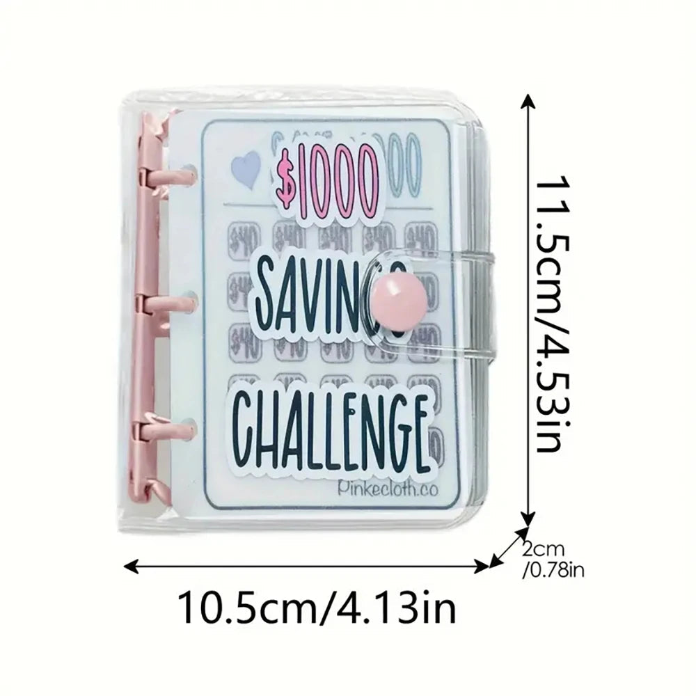 Savings Challenge Binder – A6 Budget Book with Envelopes & Cash Accessories for Money Goals - ShopAnthonyDoty