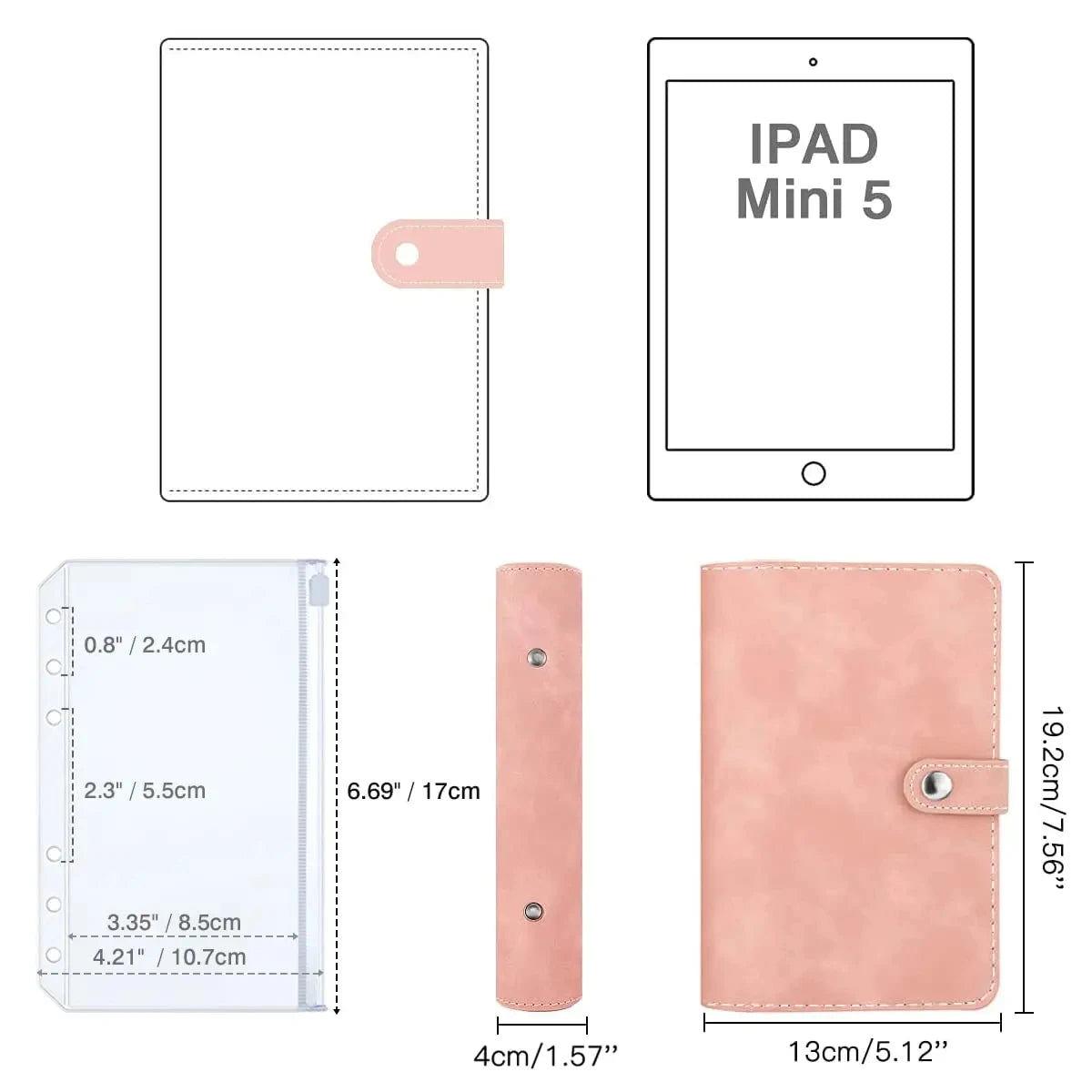 A6 Budget Binder – PU Leather Cash Envelope Planner with Card Pockets & Pen Loop ShopAnthonyDoty