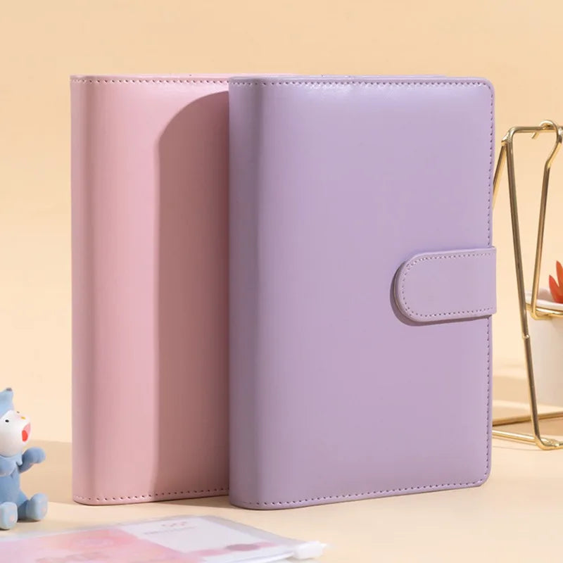 PU Leather A6 Budget Binder – Cash Envelope Organizer with Zipper Pockets, Labels & Budget Sheets ShopAnthonyDoty