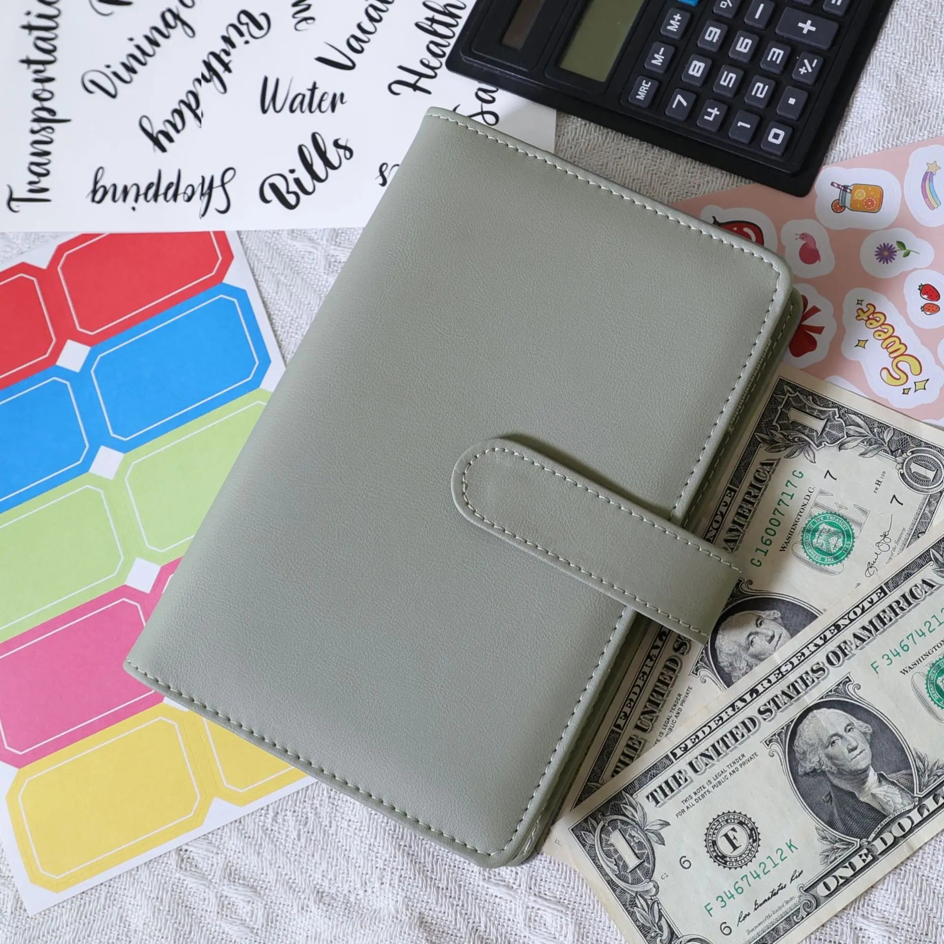 A6 Binder Budget Planner – 6-Ring Money Organizer with Zipper Pockets & Plastic Envelopes ShopAnthonyDoty