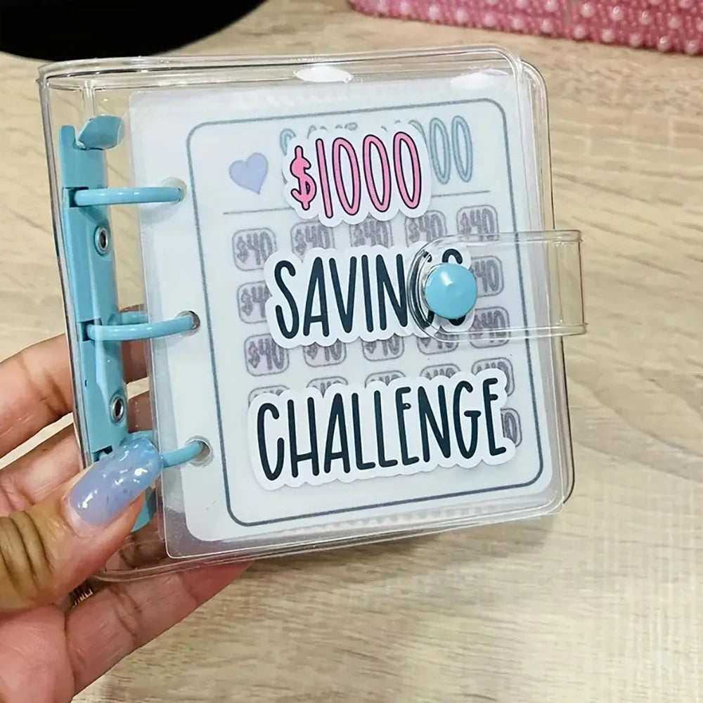 Savings Challenge Binder – A6 Budget Book with Envelopes & Cash Accessories for Money Goals - ShopAnthonyDoty