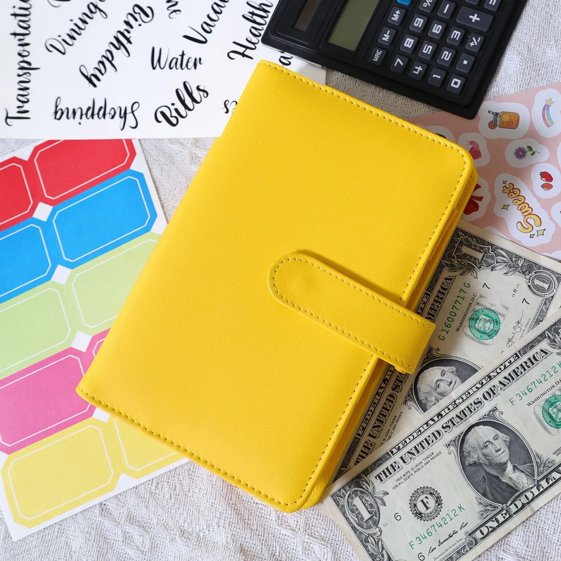A6 Binder Budget Planner – 6-Ring Money Organizer with Zipper Pockets & Plastic Envelopes ShopAnthonyDoty