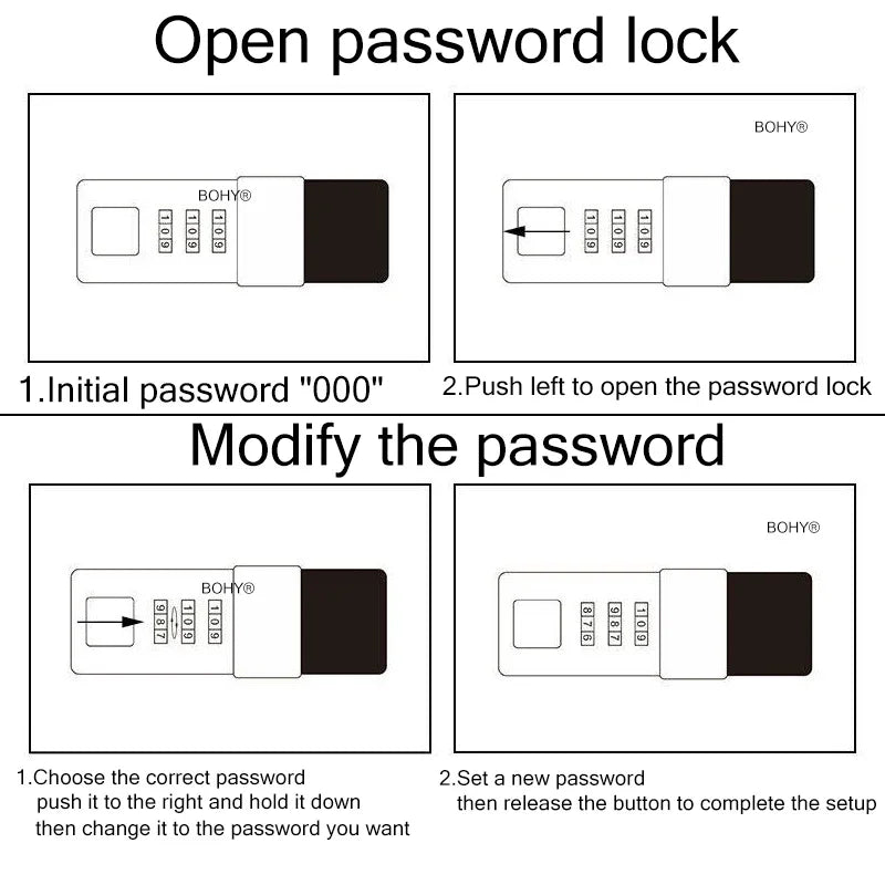 Password Lock Budget Organizer ShopAnthonyDoty