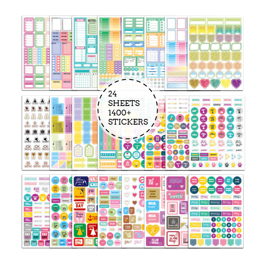 Seasonal Planner Stickers Set