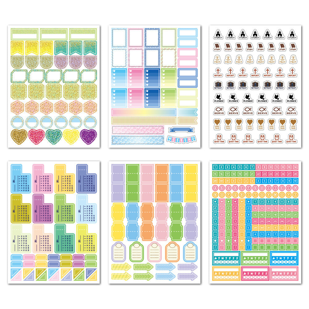 Seasonal Planner Stickers Set