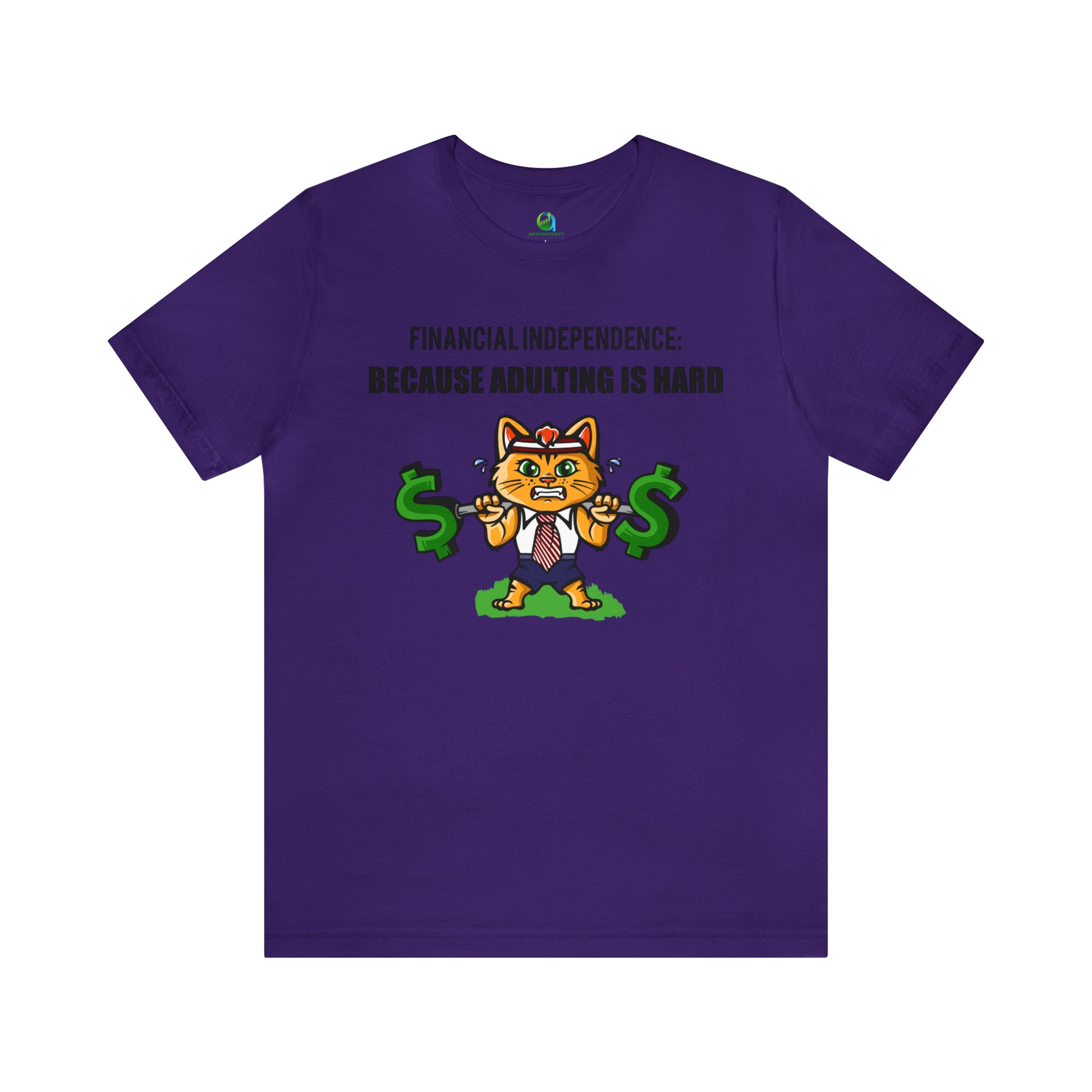 Financial Independence Cat Tee