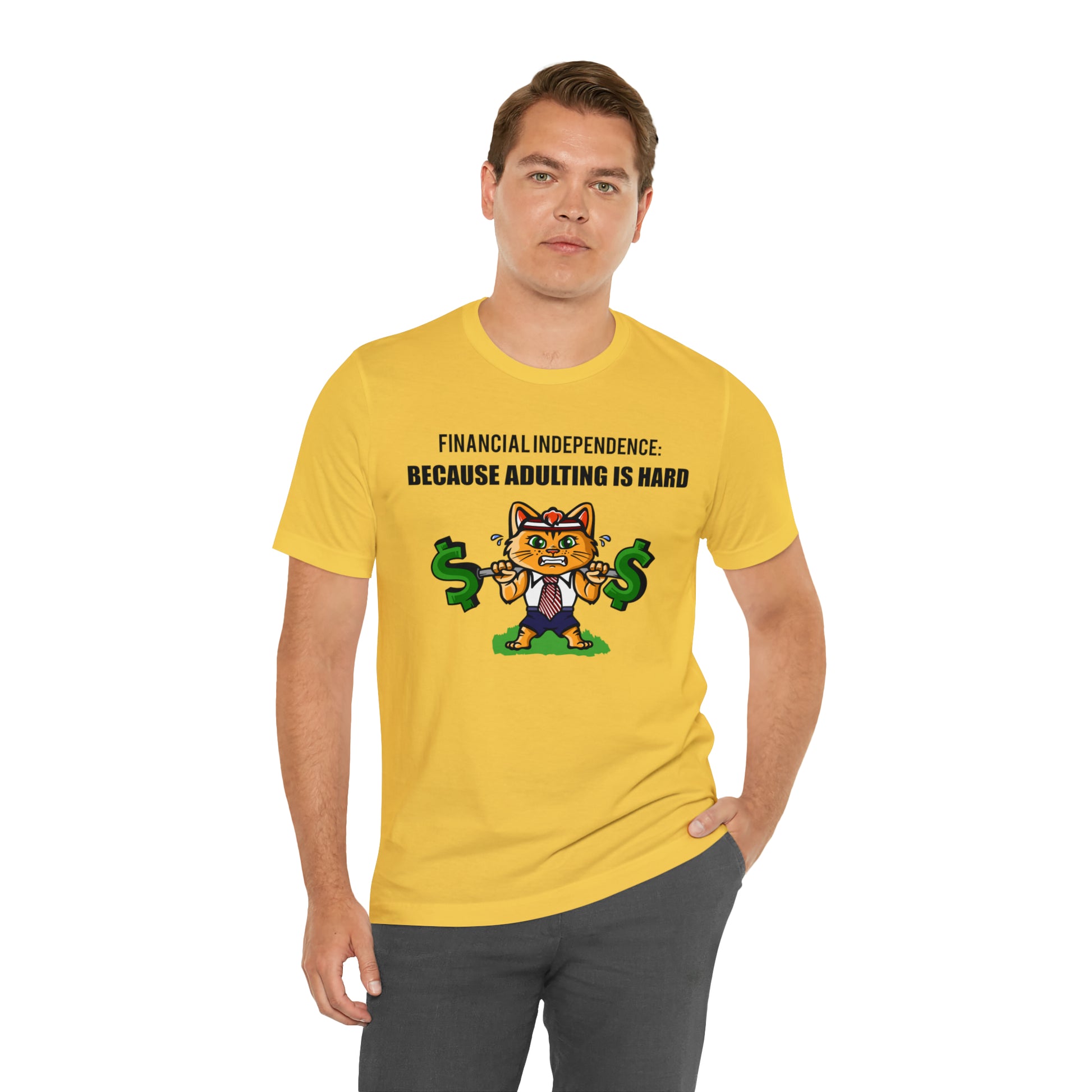 Financial Independence Cat Tee