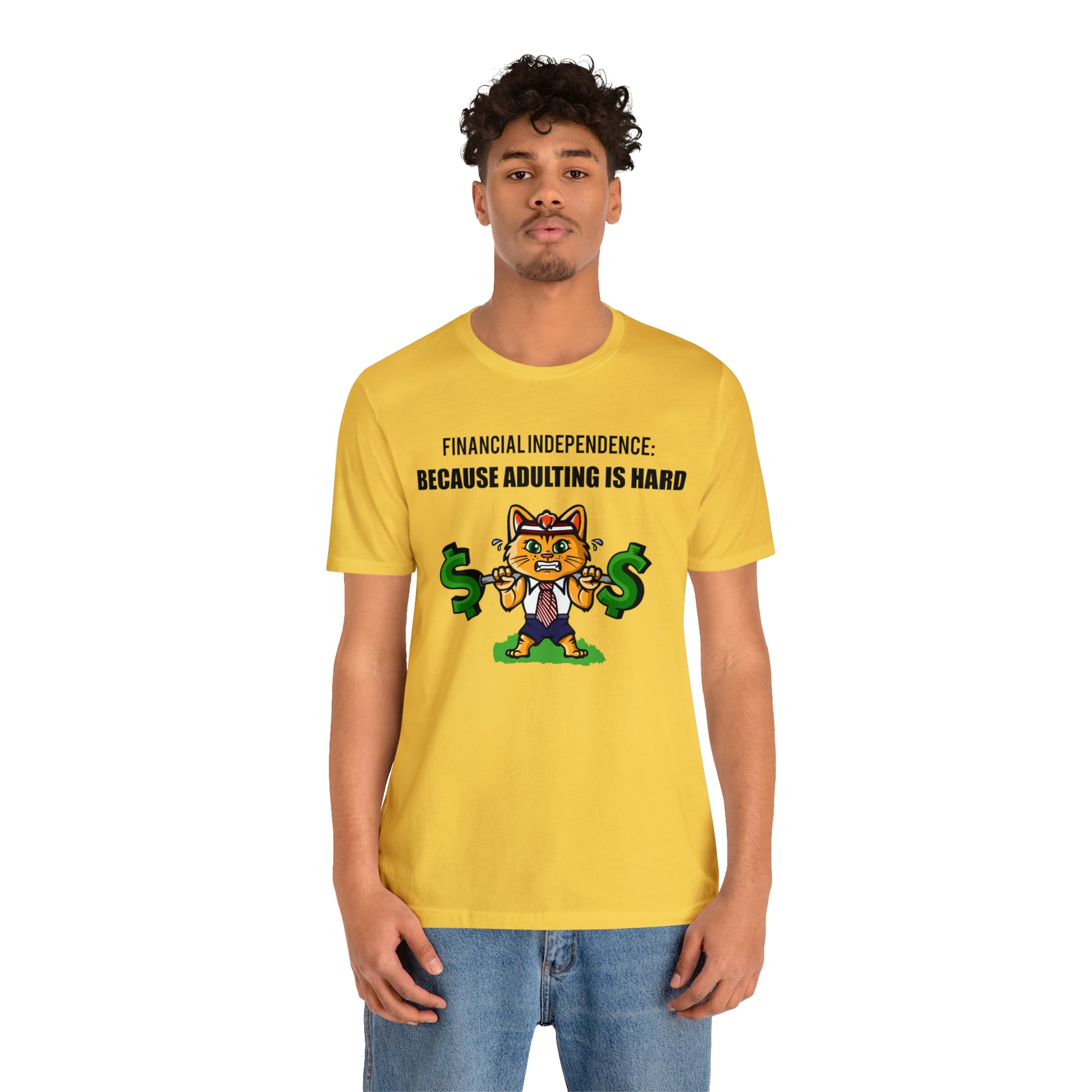 Financial Independence Cat Tee