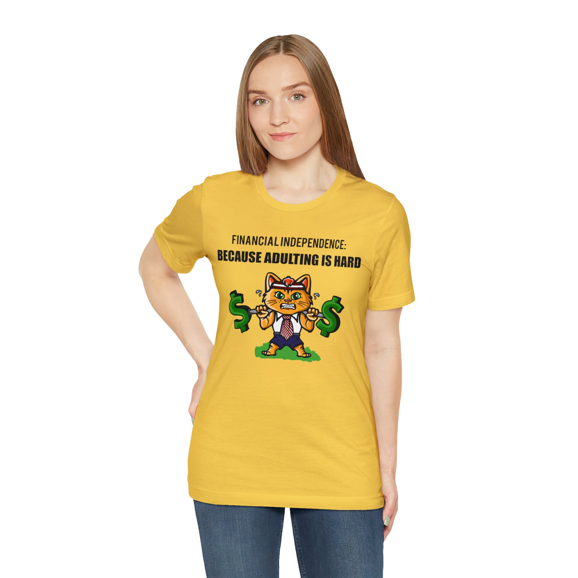 Financial Independence Cat Tee