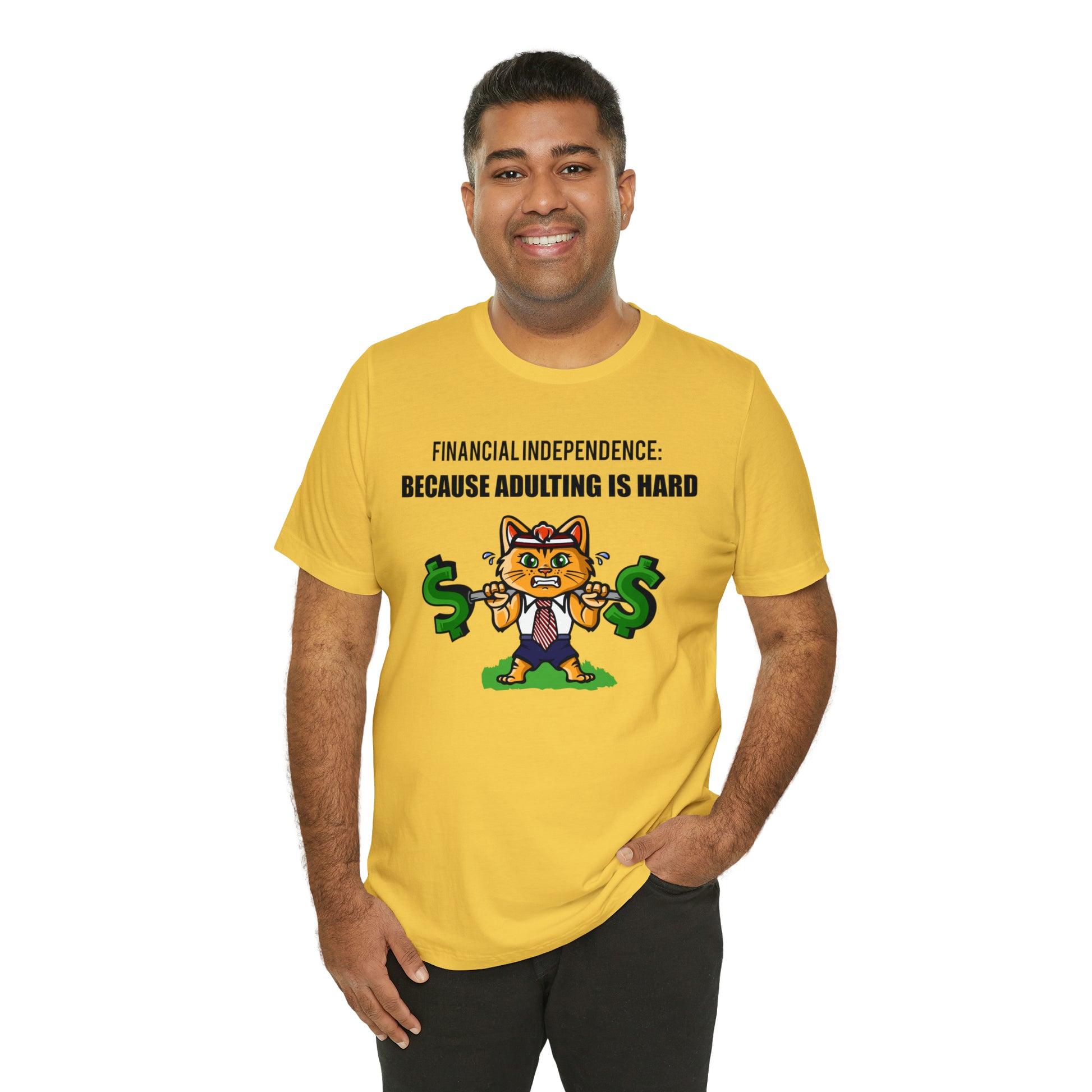 Financial Independence Cat Tee